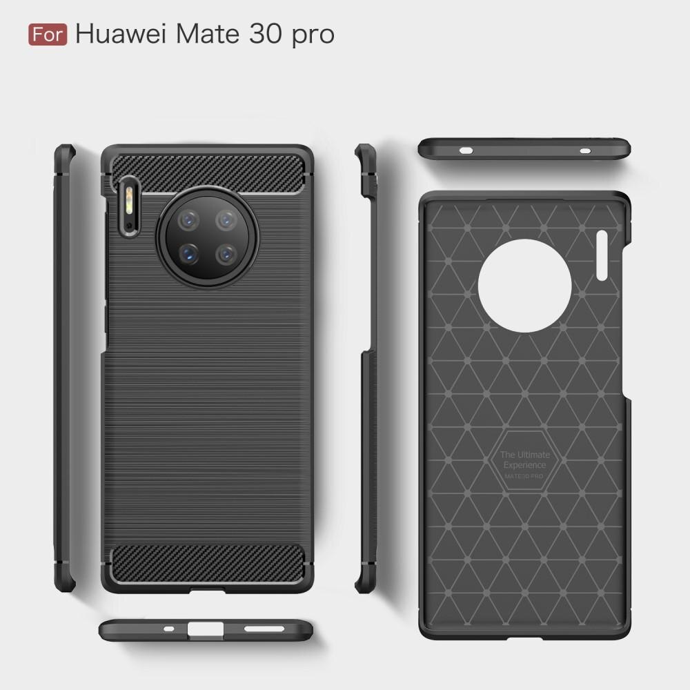Huawei Mate 30 Pro Cover TPU Brushed Sort