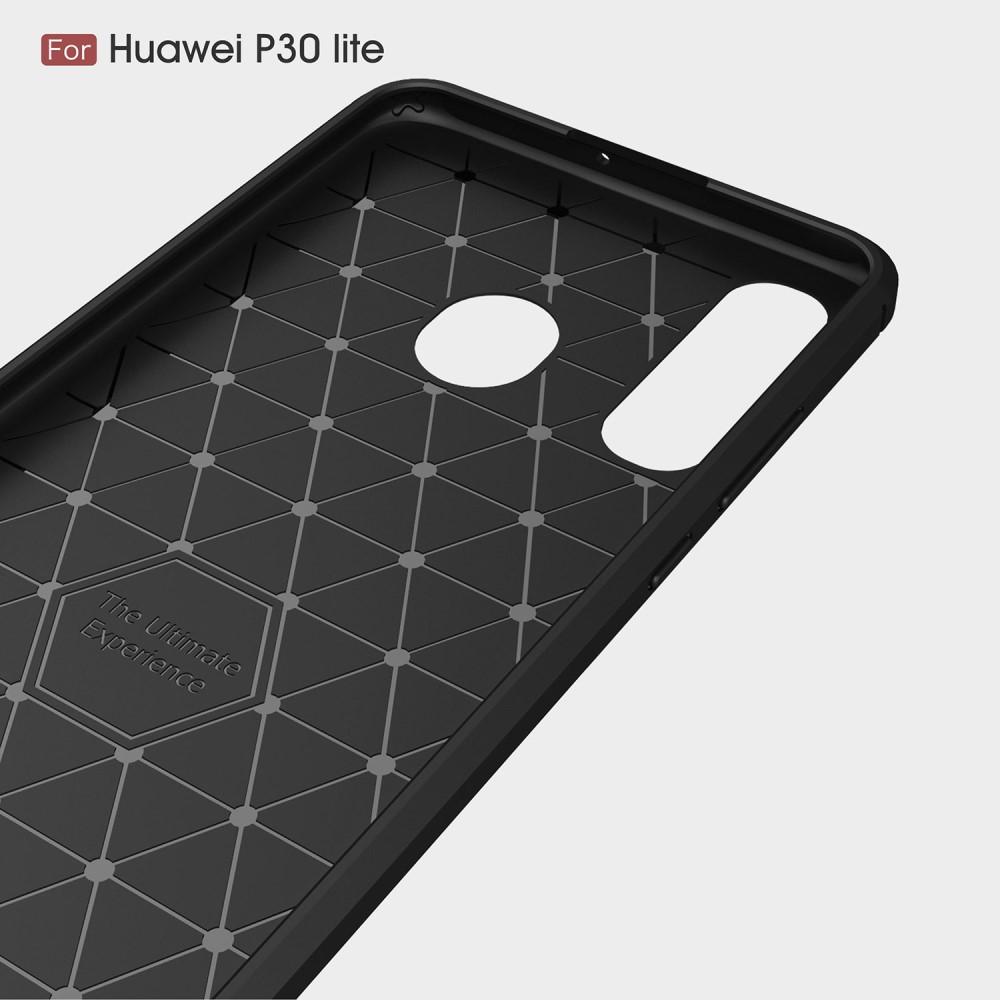 Brushed TPU Cover Huawei P30 Lite black