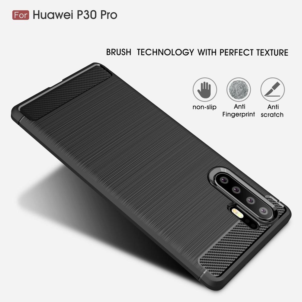 Huawei P30 Pro Cover TPU Brushed Sort