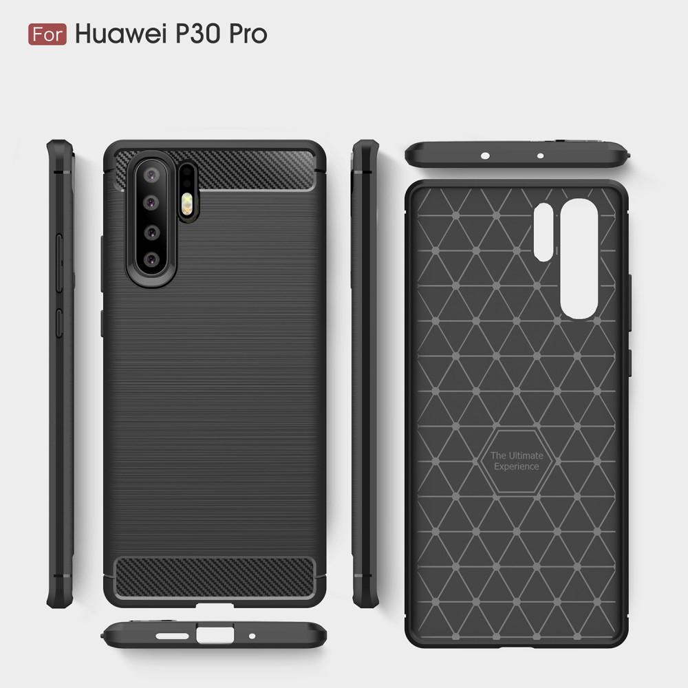 Huawei P30 Pro Cover TPU Brushed Sort