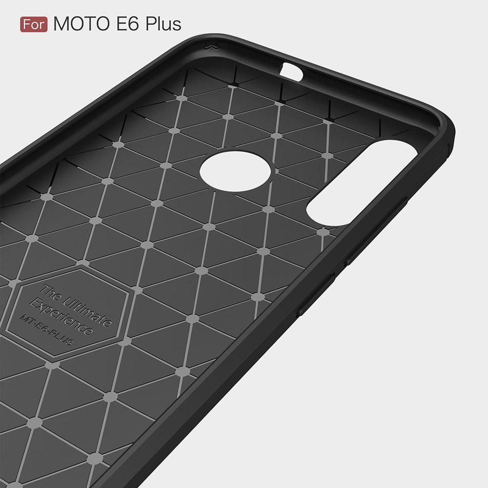 Brushed TPU Cover Motorola Moto E6 Plus Black