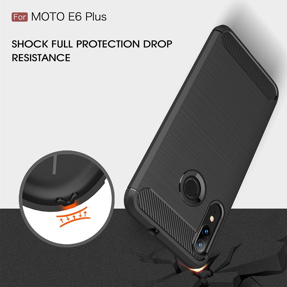 Brushed TPU Cover Motorola Moto E6 Plus Black