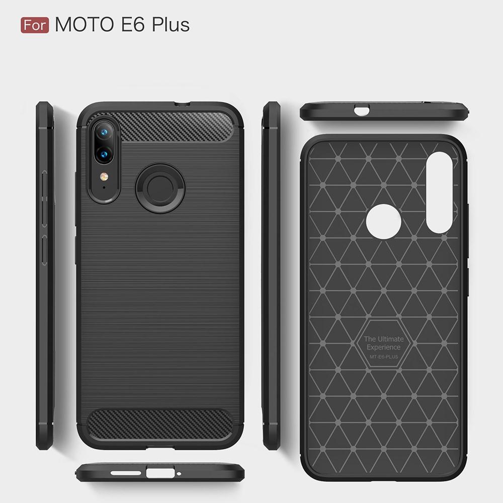 Brushed TPU Cover Motorola Moto E6 Plus Black