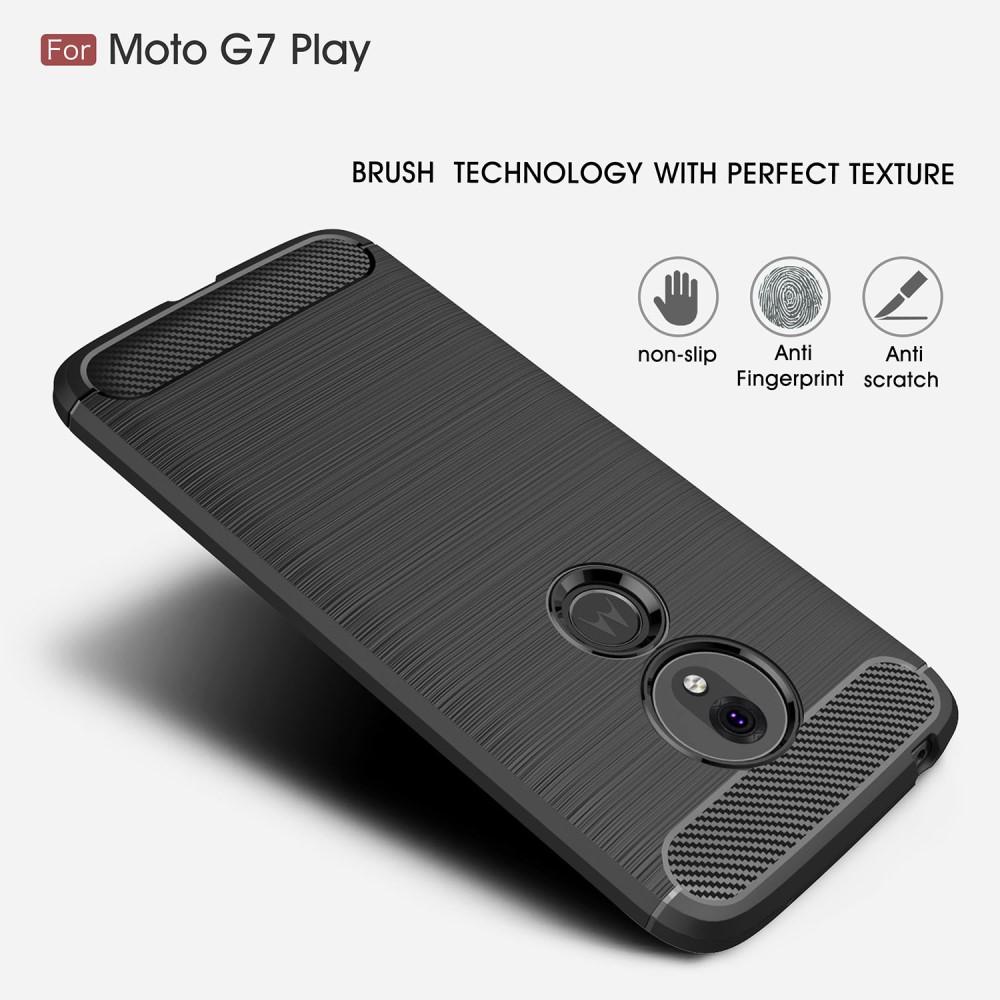 Brushed TPU Cover Motorola Moto G7 Play Black