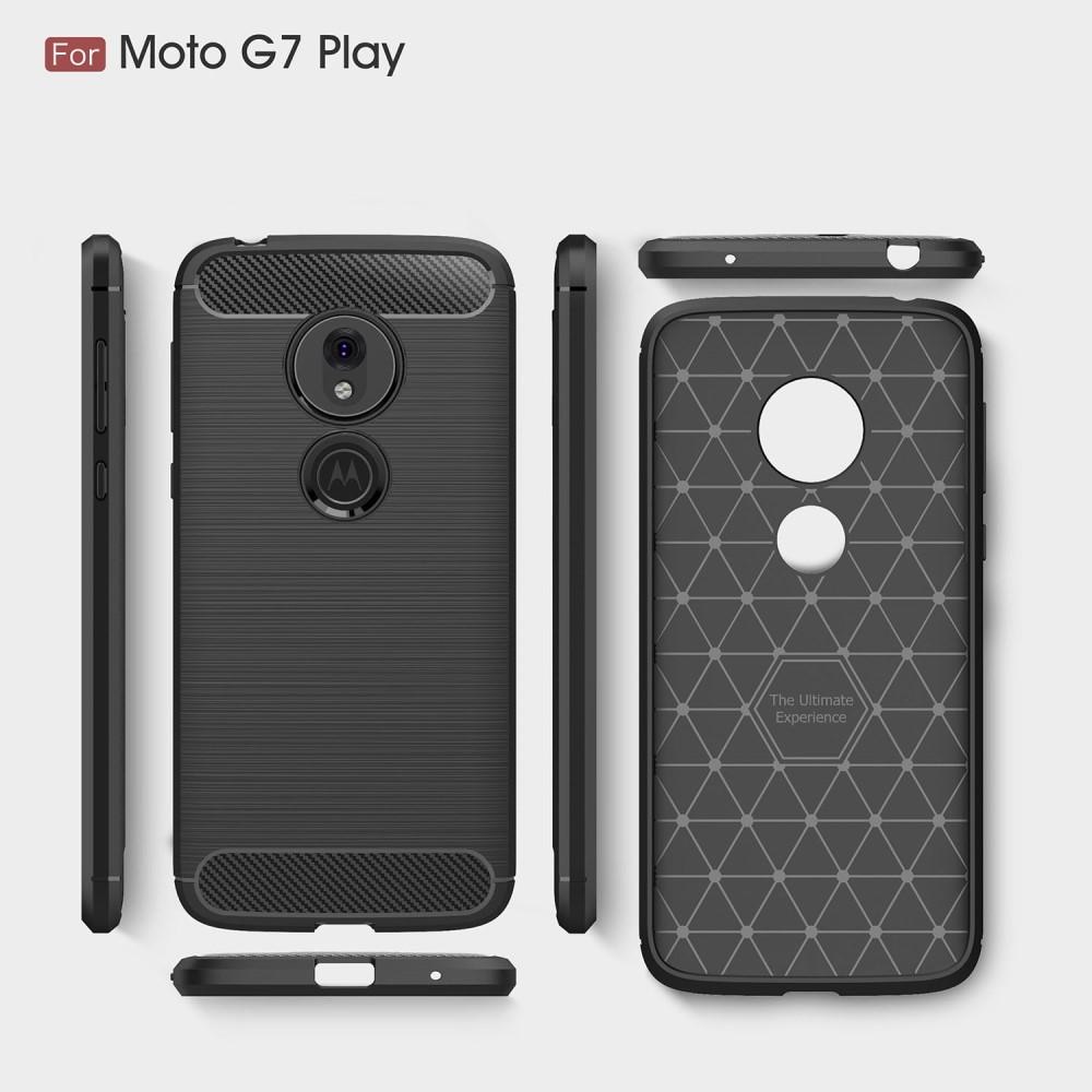 Brushed TPU Cover Motorola Moto G7 Play Black