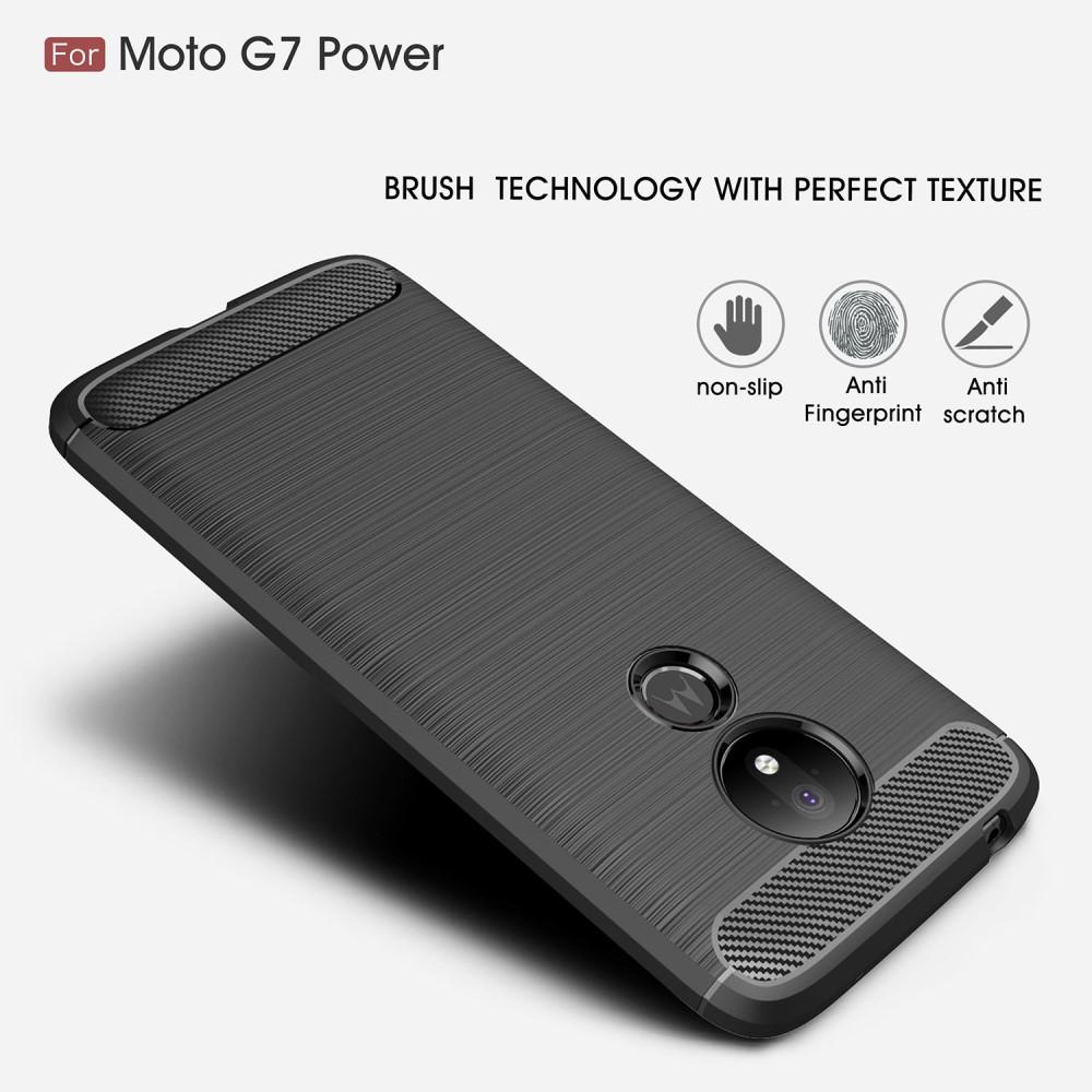 Brushed TPU Cover Motorola Moto G7 Power Black