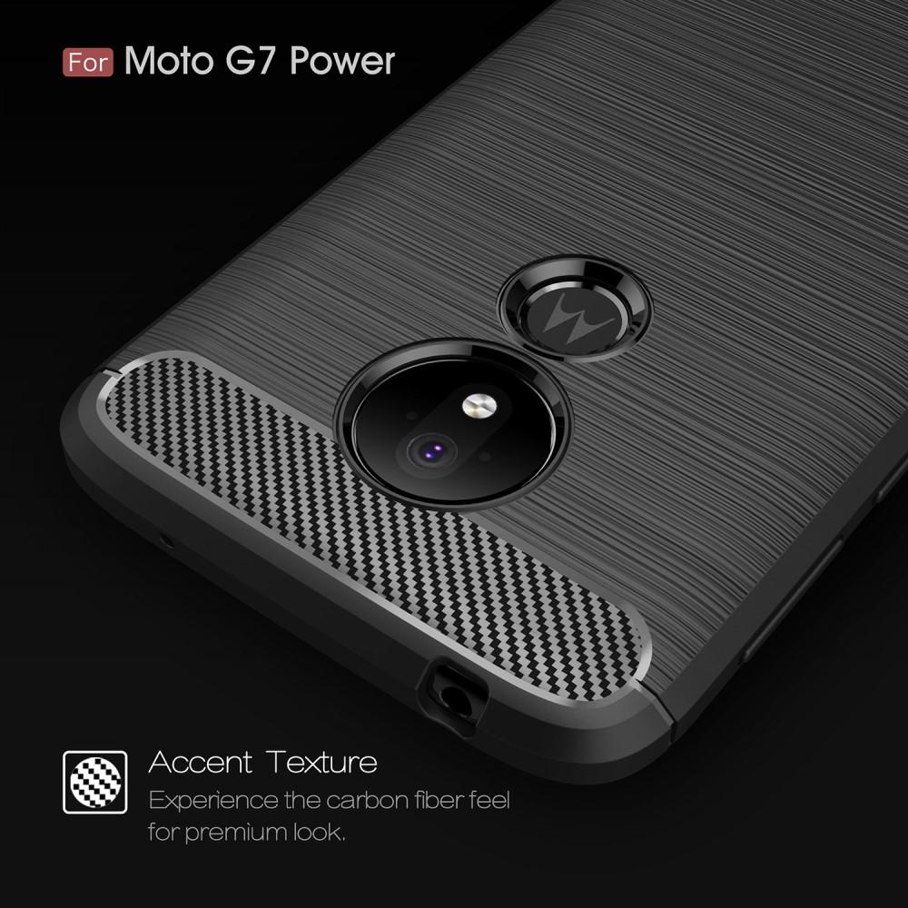 Brushed TPU Cover Motorola Moto G7 Power Black