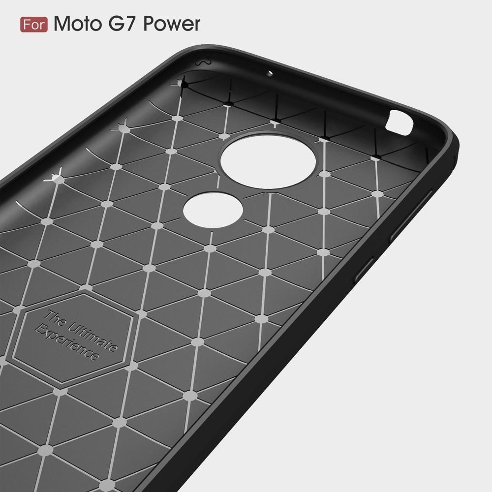 Brushed TPU Cover Motorola Moto G7 Power Black