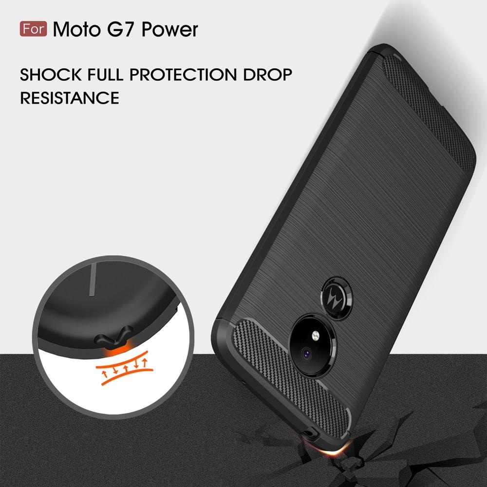 Brushed TPU Cover Motorola Moto G7 Power Black