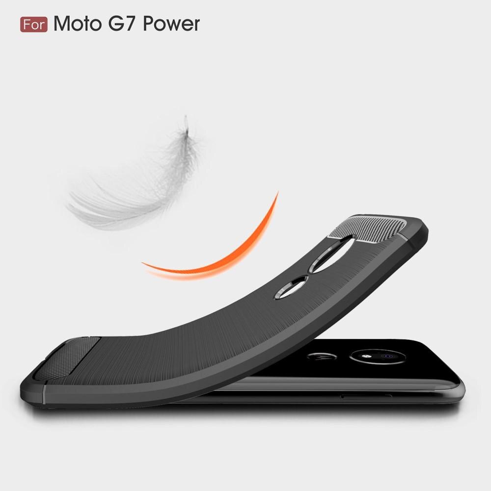 Brushed TPU Cover Motorola Moto G7 Power Black