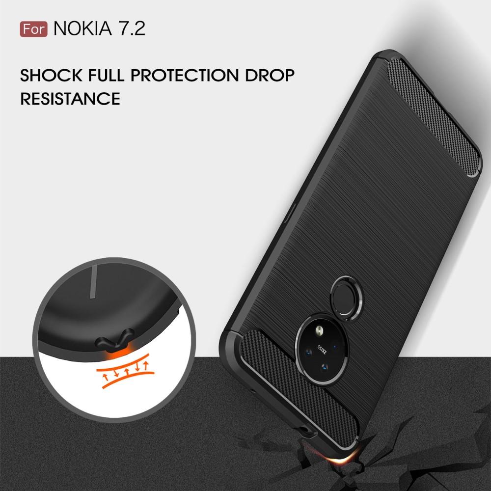 Brushed TPU Cover Nokia 6.2/7.2 Black
