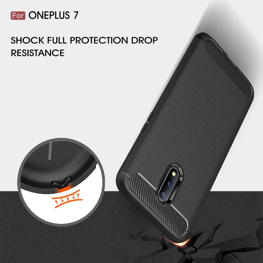 Brushed TPU Cover OnePlus 7 Black