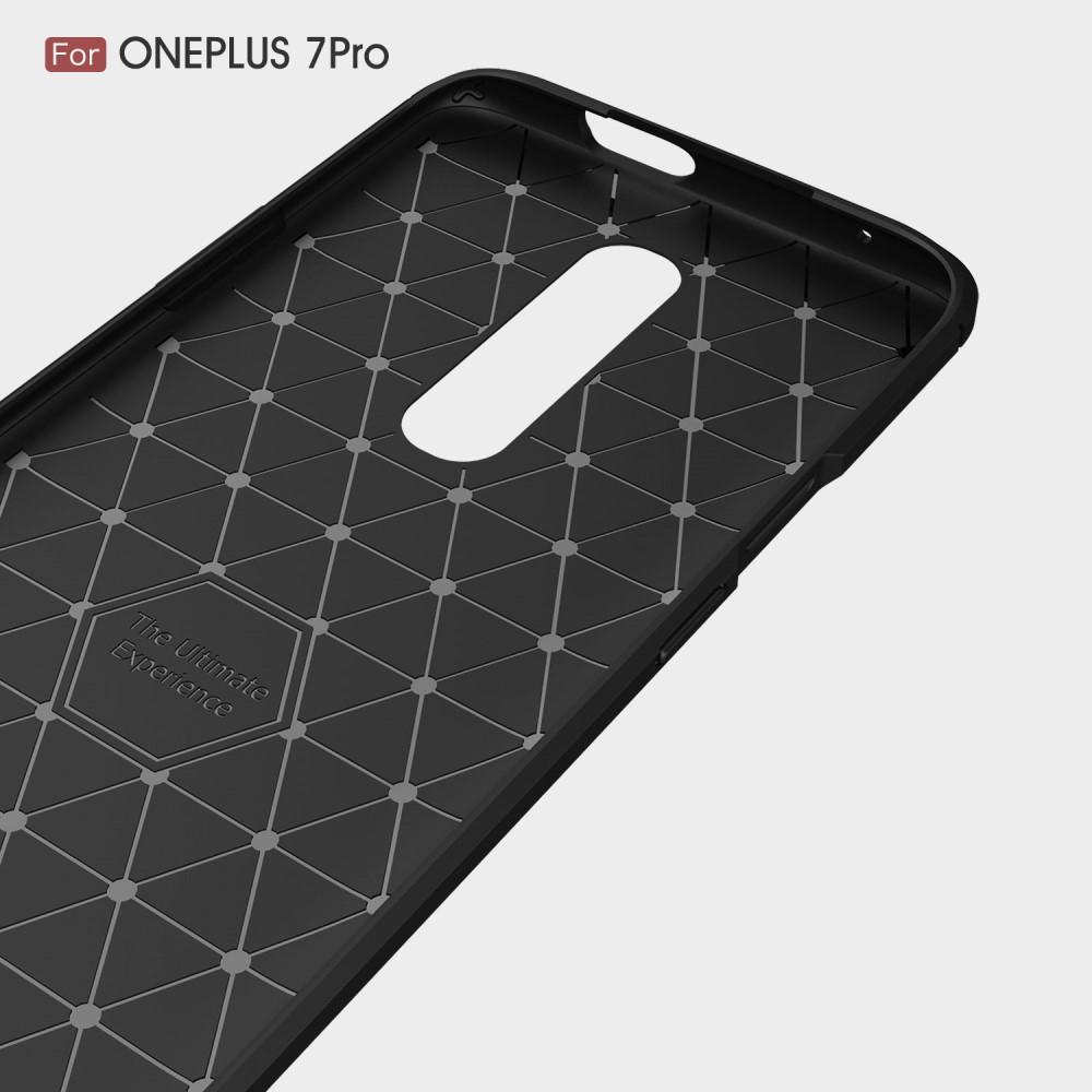 Brushed TPU Cover OnePlus 7 Pro Black