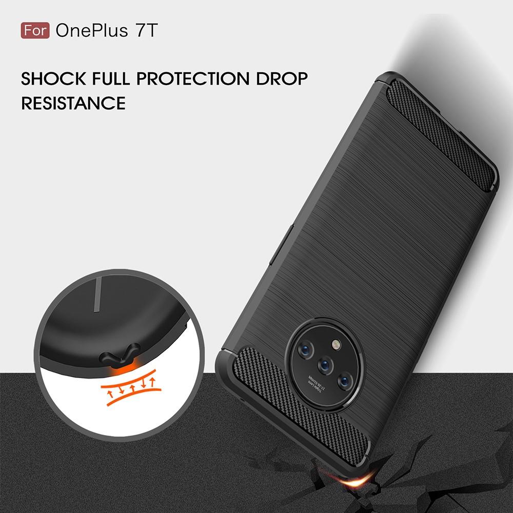 Brushed TPU Cover OnePlus 7T Black