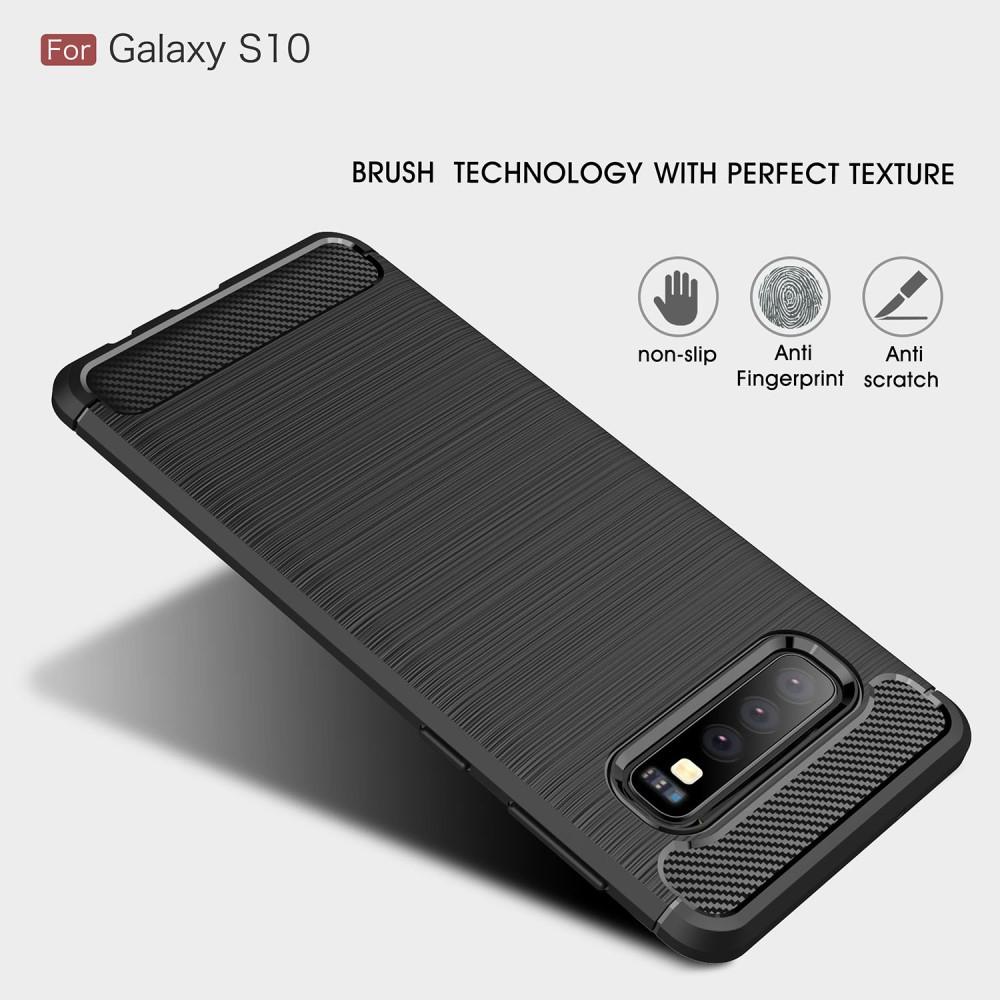 Brushed TPU Cover Samsung Galaxy S10 black