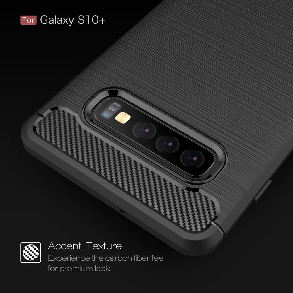 Brushed TPU Cover Samsung Galaxy S10 Plus black