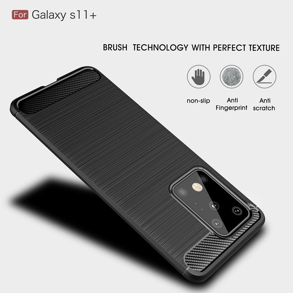 Brushed TPU Cover Samsung Galaxy S20 Ultra Black