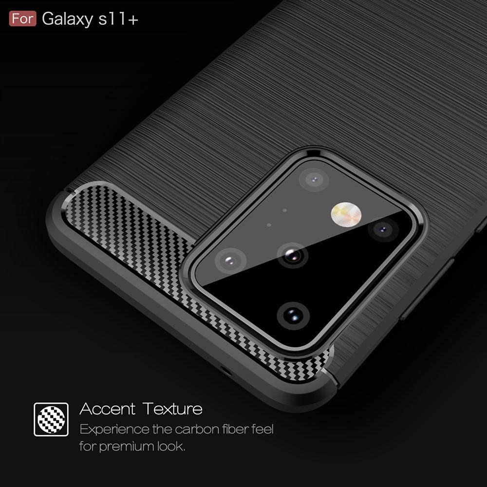 Brushed TPU Cover Samsung Galaxy S20 Ultra Black