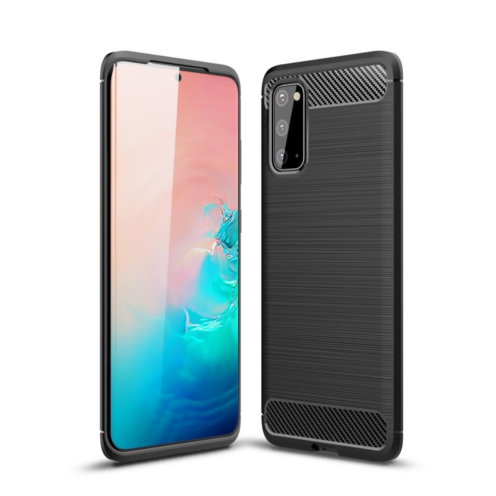 Brushed TPU Cover Samsung Galaxy S20 Black