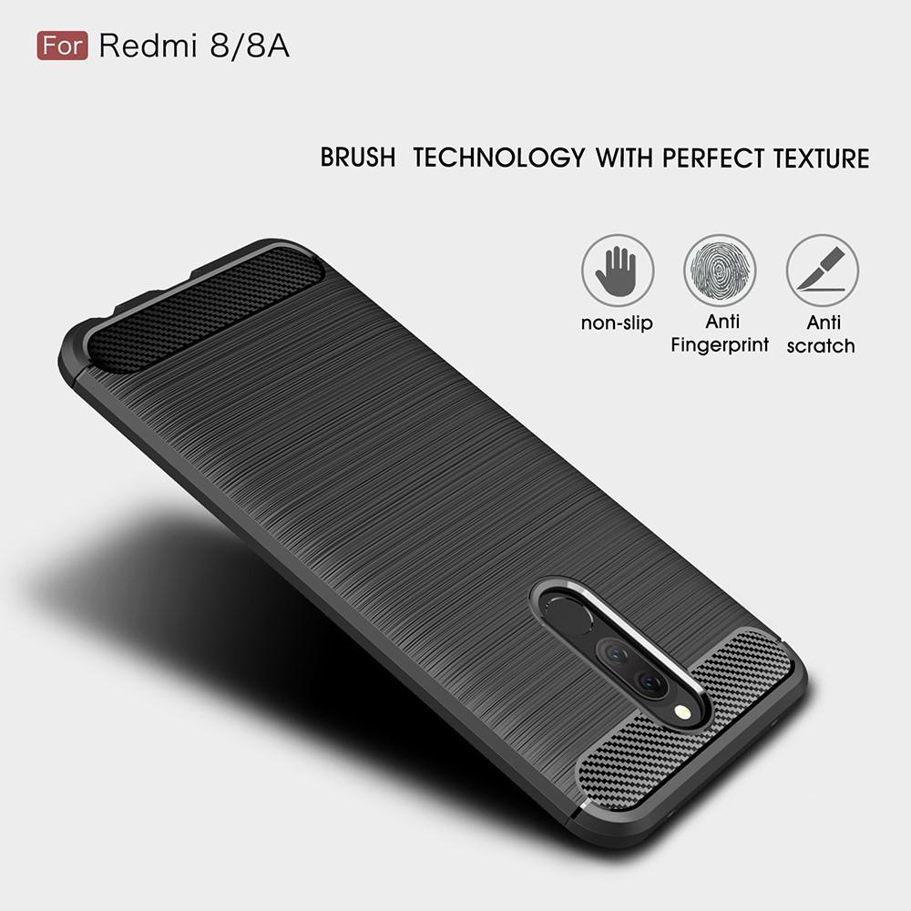 Brushed TPU Cover Xiaomi Redmi 8/8A Black
