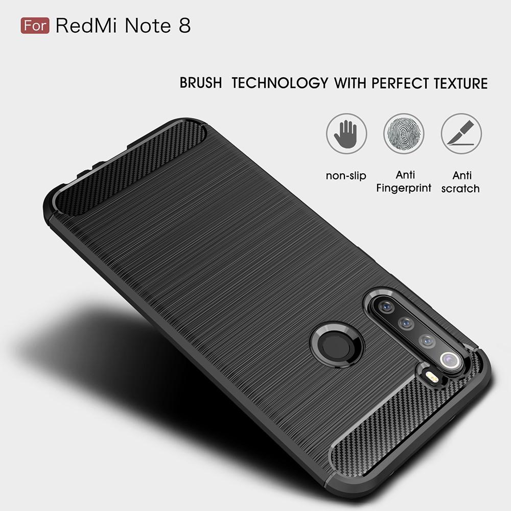 Brushed TPU Cover Xiaomi Redmi Note 8 Black