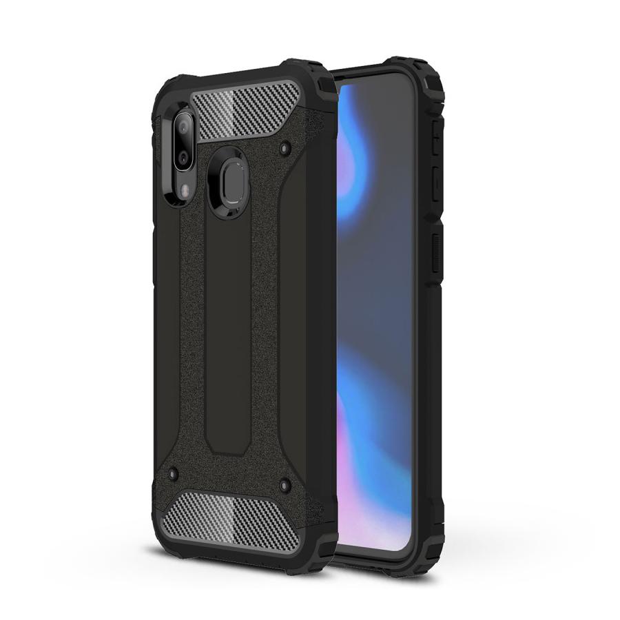 Hybridcover Tough Samsung Galaxy A40 sort