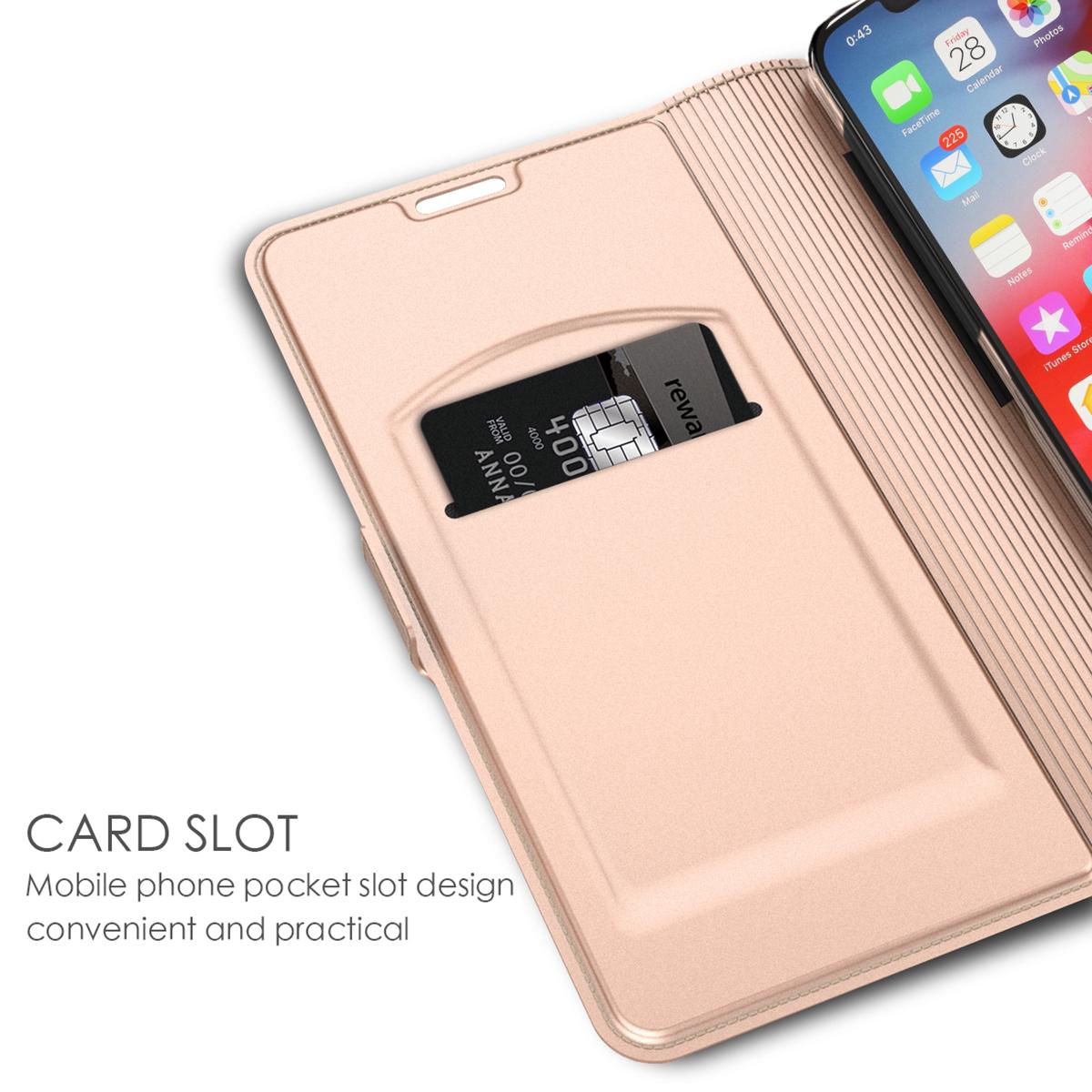 Slim Card Wallet iPhone 11 rosaguld