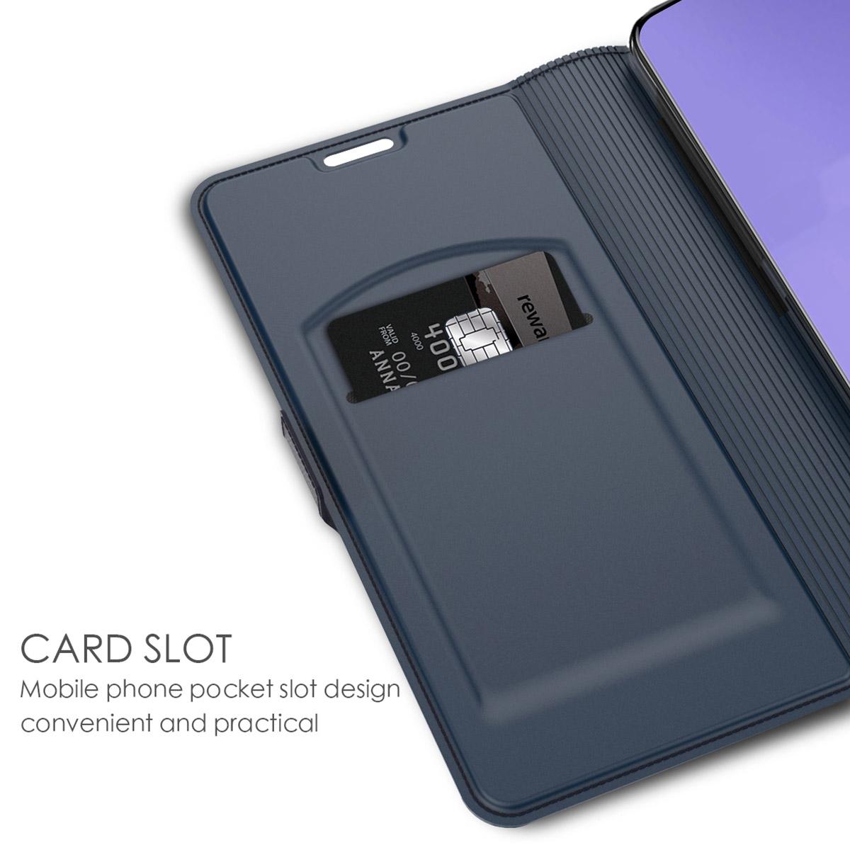 Slim Card Wallet Samsung Galaxy A51 blå