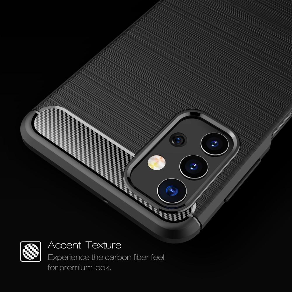 Samsung Galaxy A32 5G Cover TPU Brushed Sort