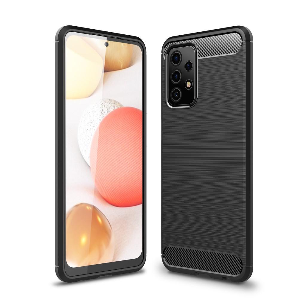 Samsung Galaxy A52 5G Cover TPU Brushed Sort