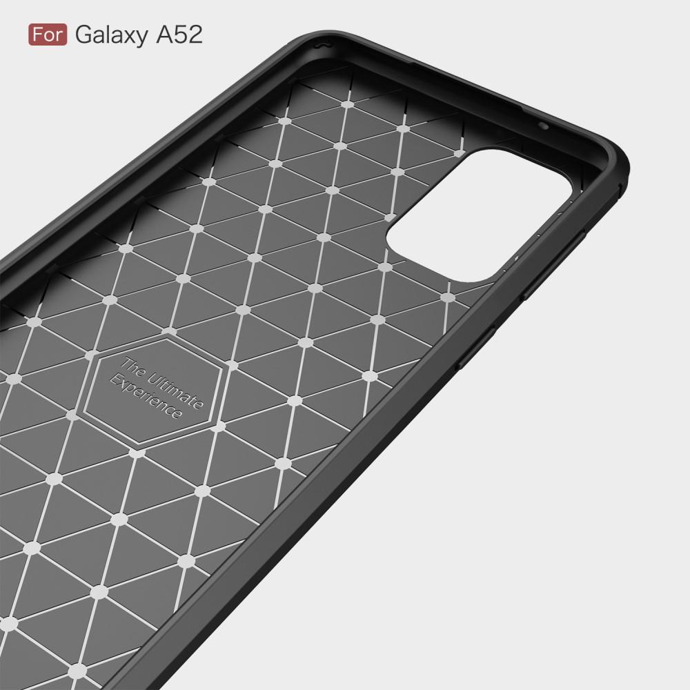 Samsung Galaxy A52 5G Cover TPU Brushed Sort