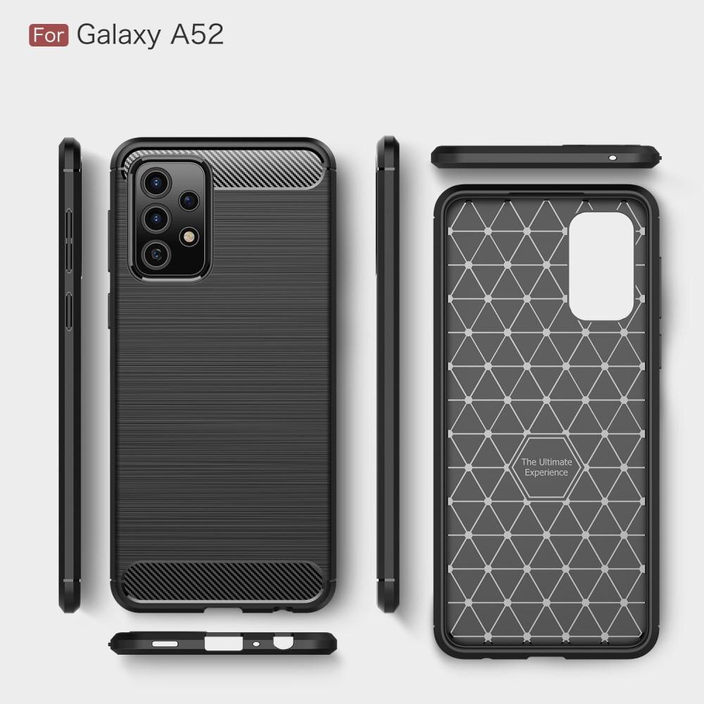 Brushed TPU Cover Galaxy A52 5G Black