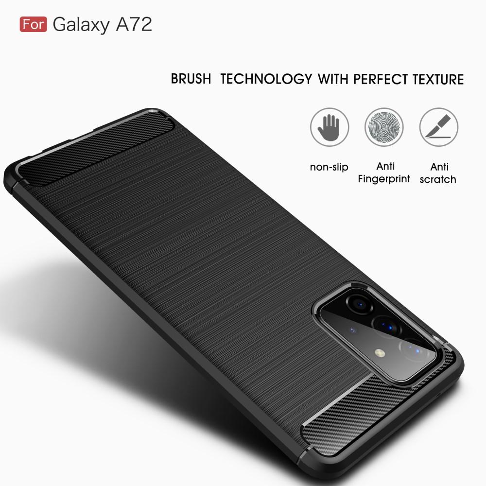 Brushed TPU Cover Galaxy A72 5G Black