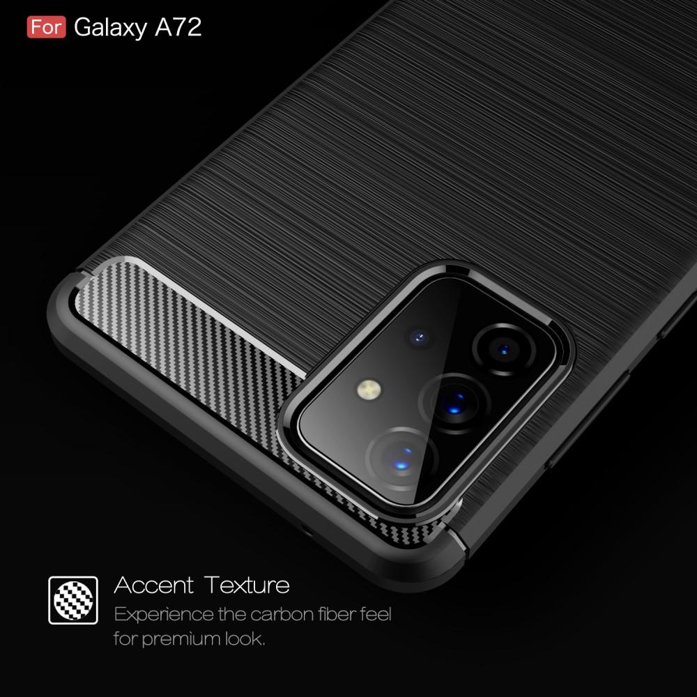 Brushed TPU Cover Galaxy A72 5G Black