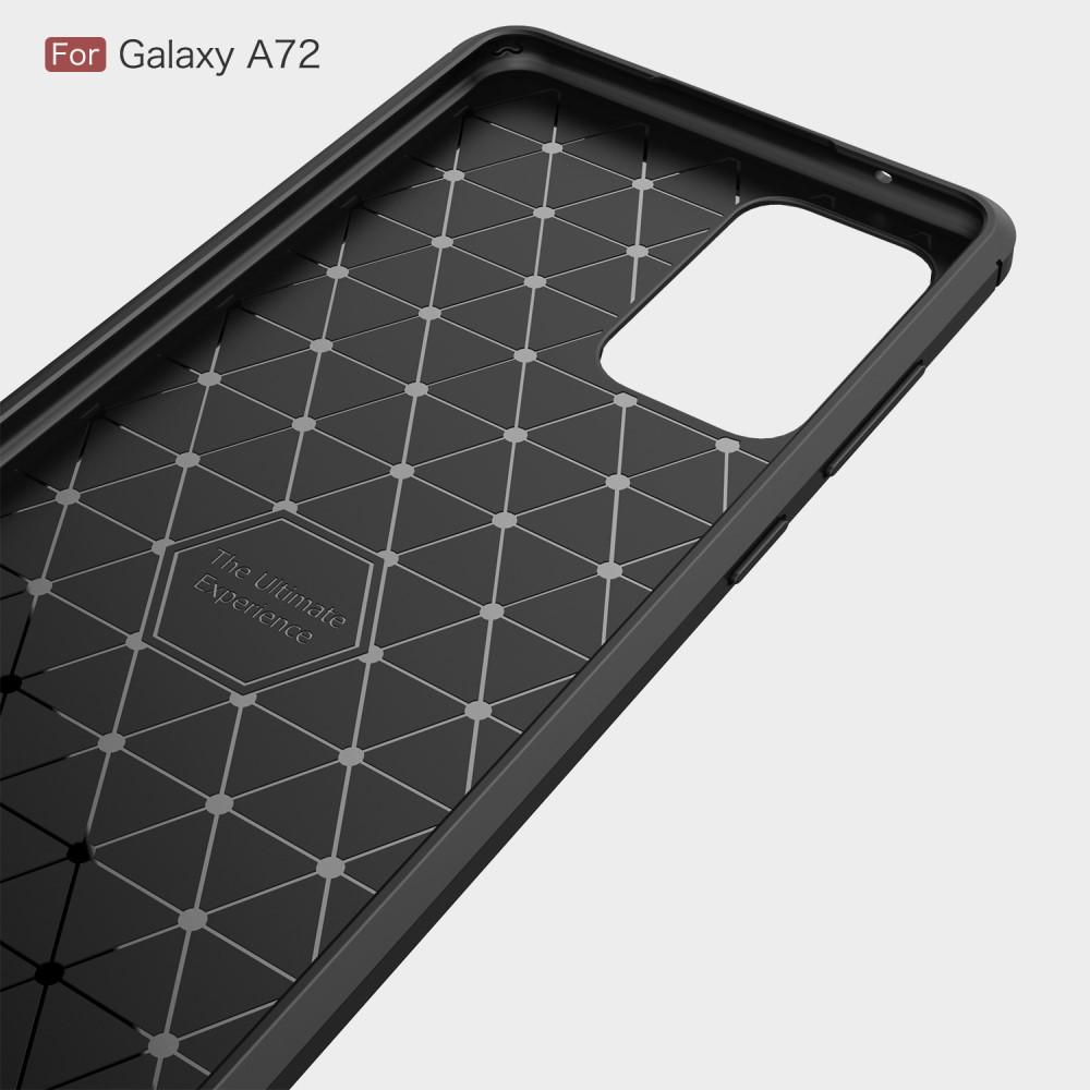 Brushed TPU Cover Galaxy A72 5G Black