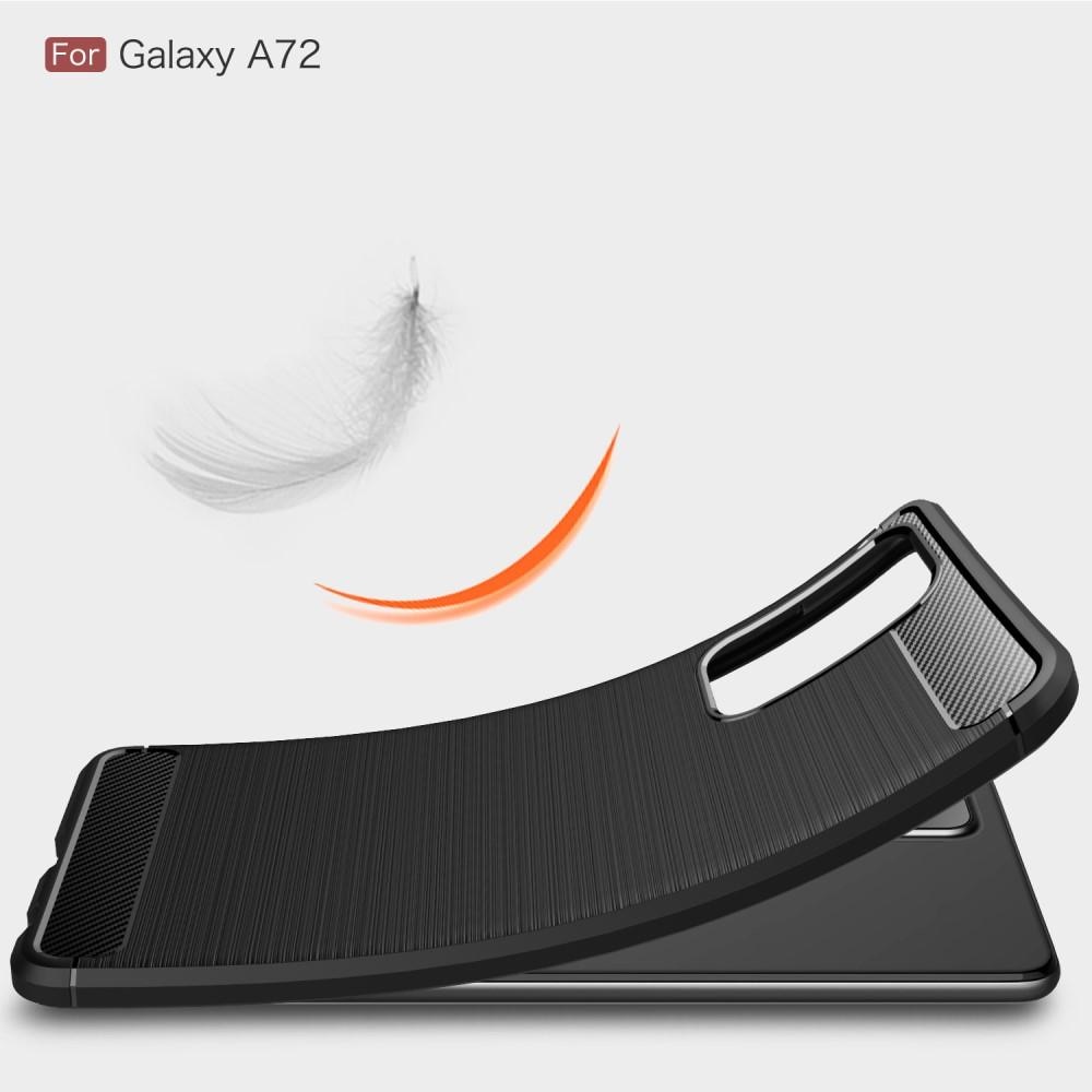 Brushed TPU Cover Galaxy A72 5G Black