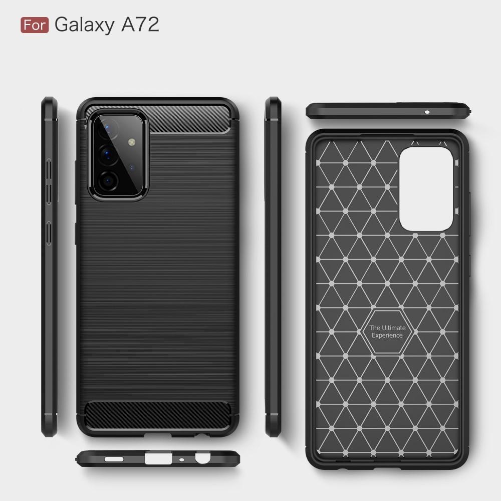 Brushed TPU Cover Galaxy A72 5G Black