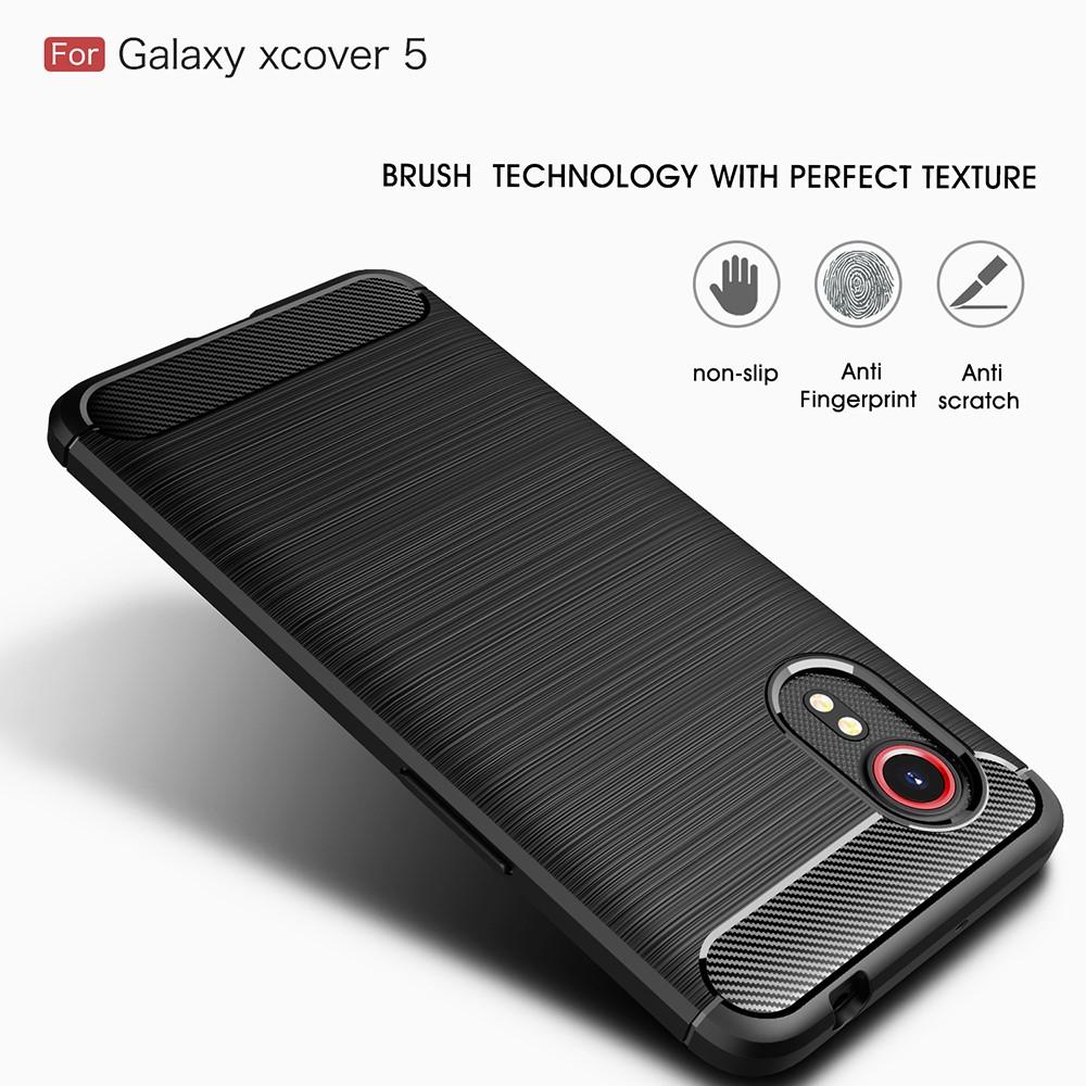 Brushed TPU Cover Galaxy Xcover 5 Black