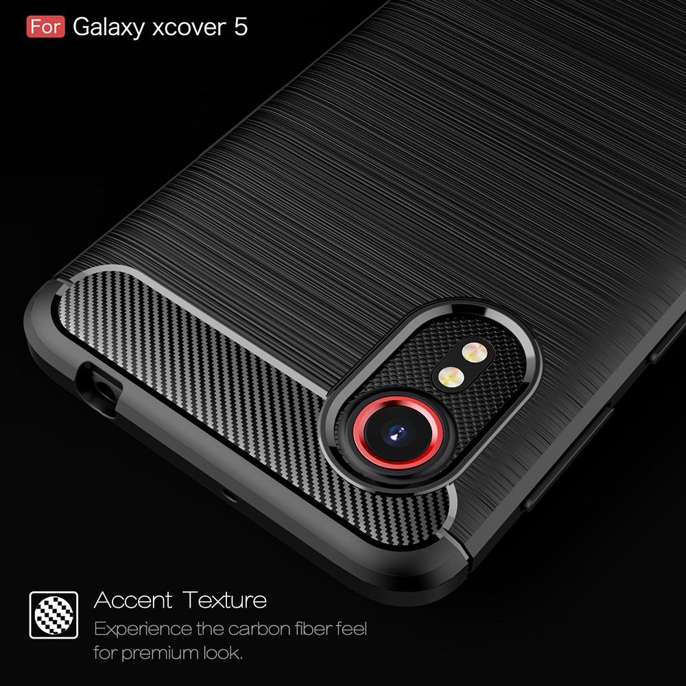 Brushed TPU Cover Galaxy Xcover 5 Black