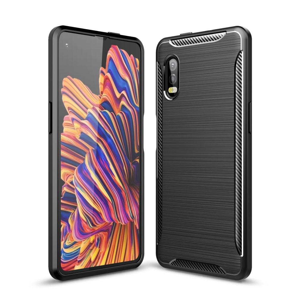 Samsung Galaxy Xcover Pro Cover TPU Brushed Sort