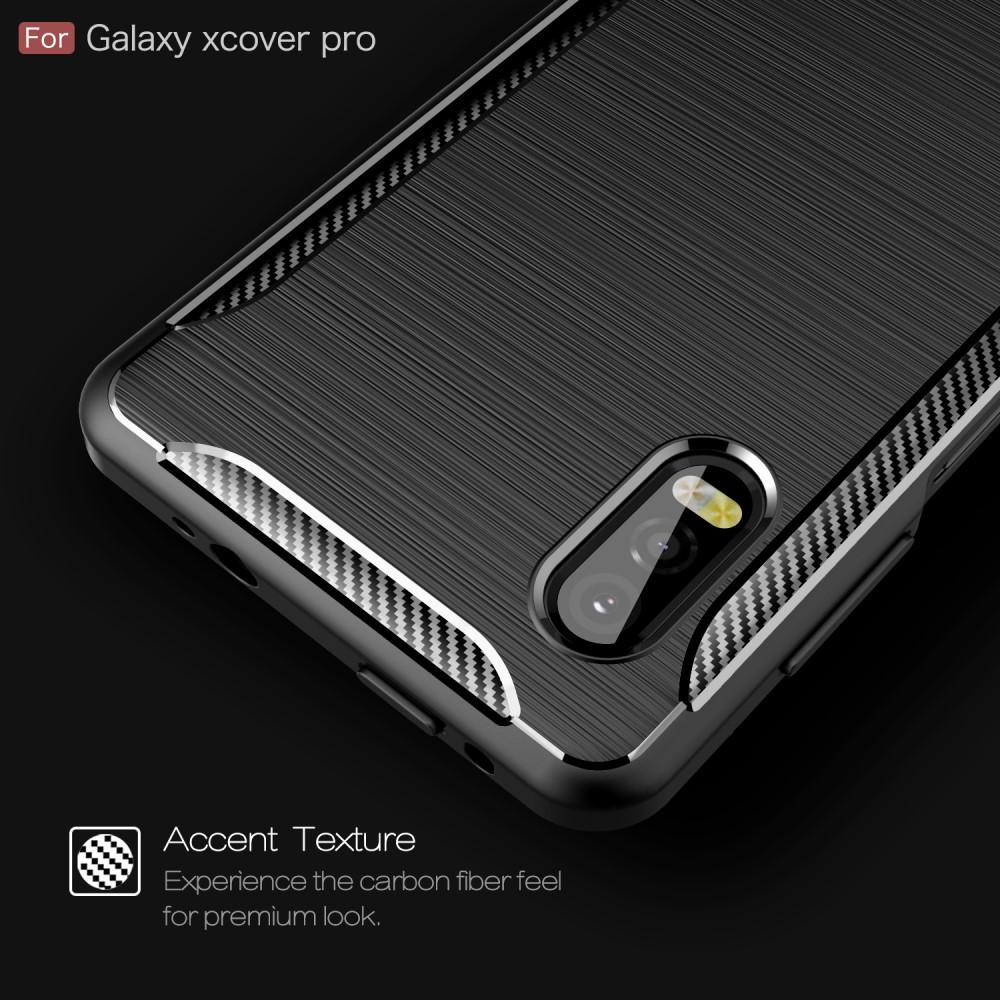 Brushed TPU Cover Galaxy Xcover Pro Black