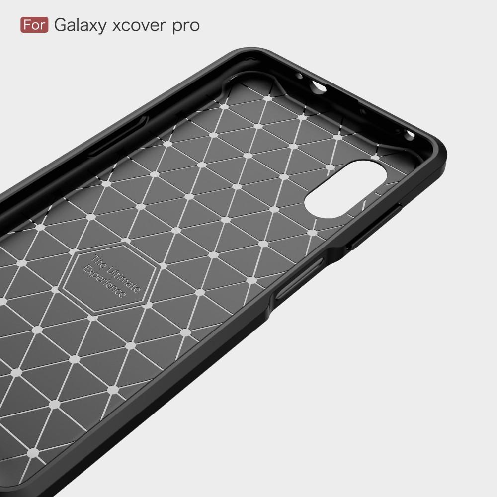 Samsung Galaxy Xcover Pro Cover TPU Brushed Sort
