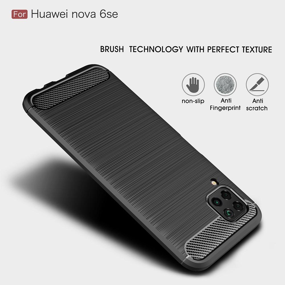 Brushed TPU Cover Huawei P40 Lite Black