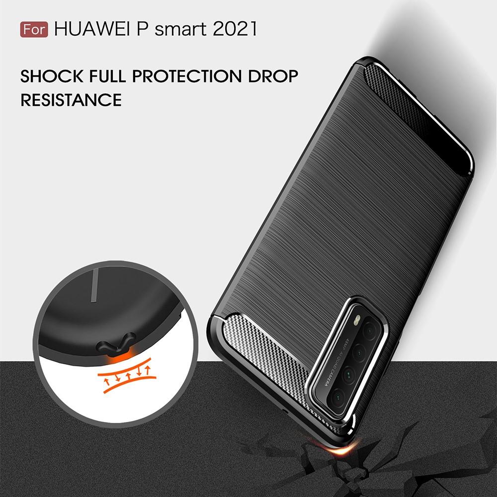 Brushed TPU Cover Huawei P smart 2021 Black