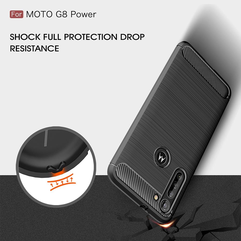 Brushed TPU Cover Moto G8 Power Black
