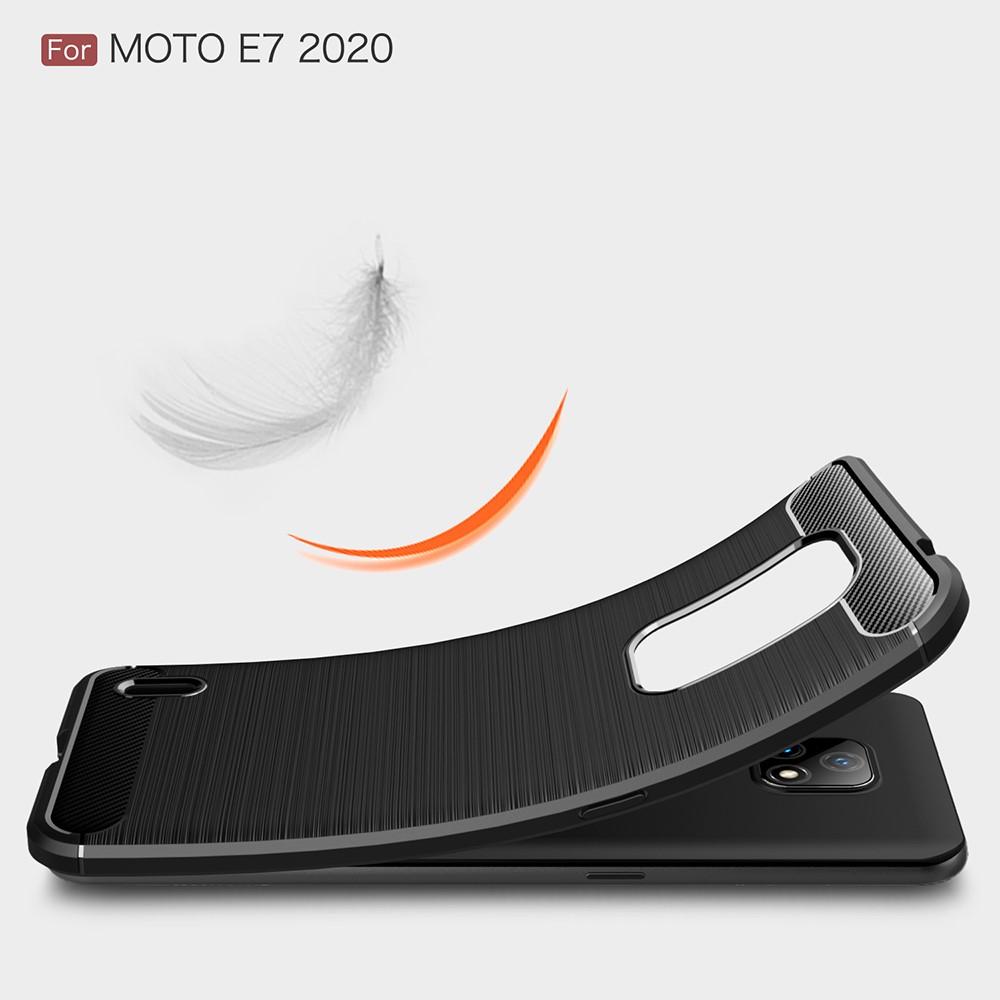 Brushed TPU Cover Motorola Moto E7 Black