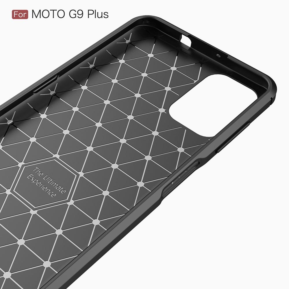 Brushed TPU Cover Motorola Moto G9 Plus Black