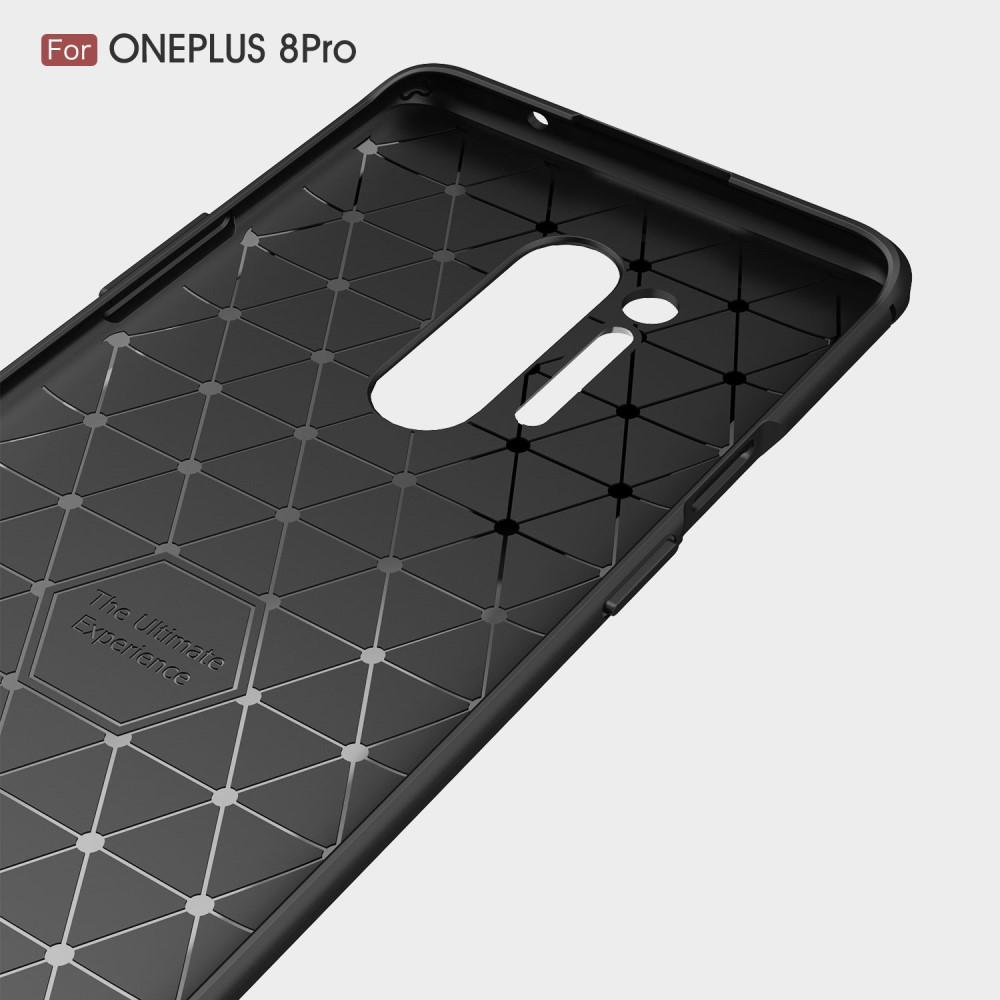 Brushed TPU Cover OnePlus 8 Pro Black