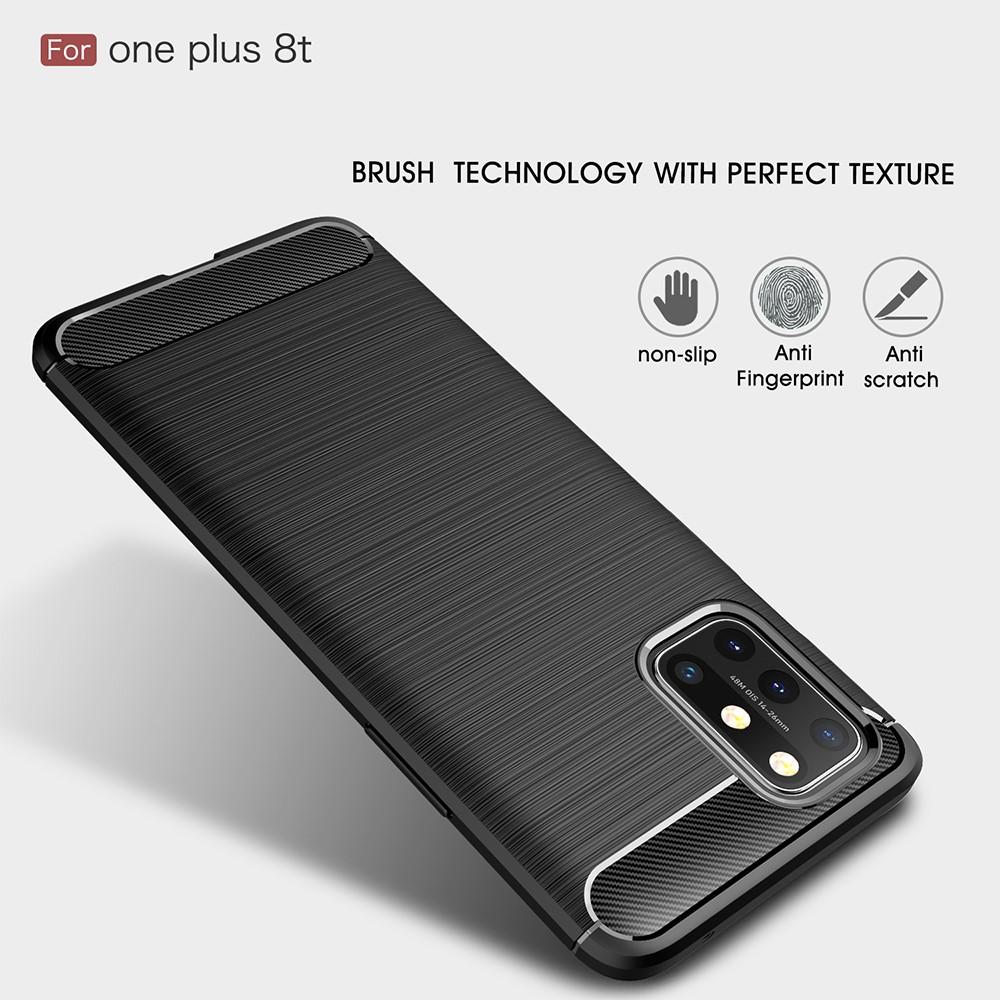  OnePlus 8T Cover TPU Brushed Sort