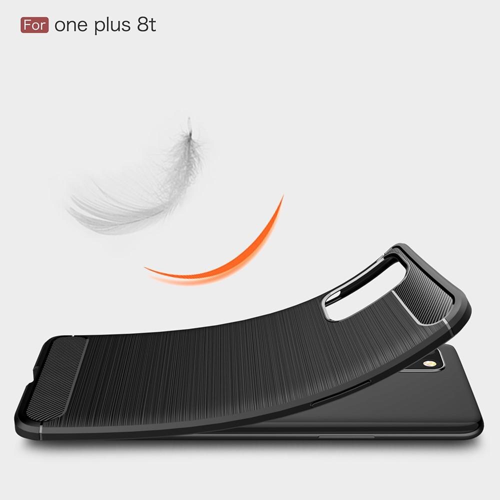  OnePlus 8T Cover TPU Brushed Sort
